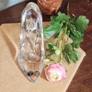 Crystal slipper  Cinderella slipper  Bohemian crystal  Fairy queen high heel