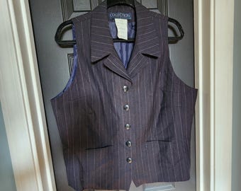 Wool vest  Harve Benard  women's waistcoat size 16  fully lined