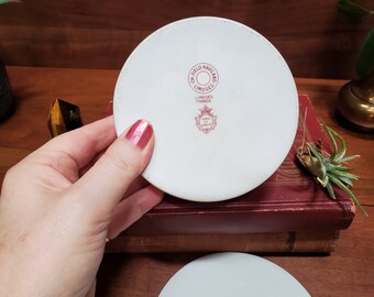 リモージュの小物皿、Haviland Limoges フランス製、蓋付き磁器皿