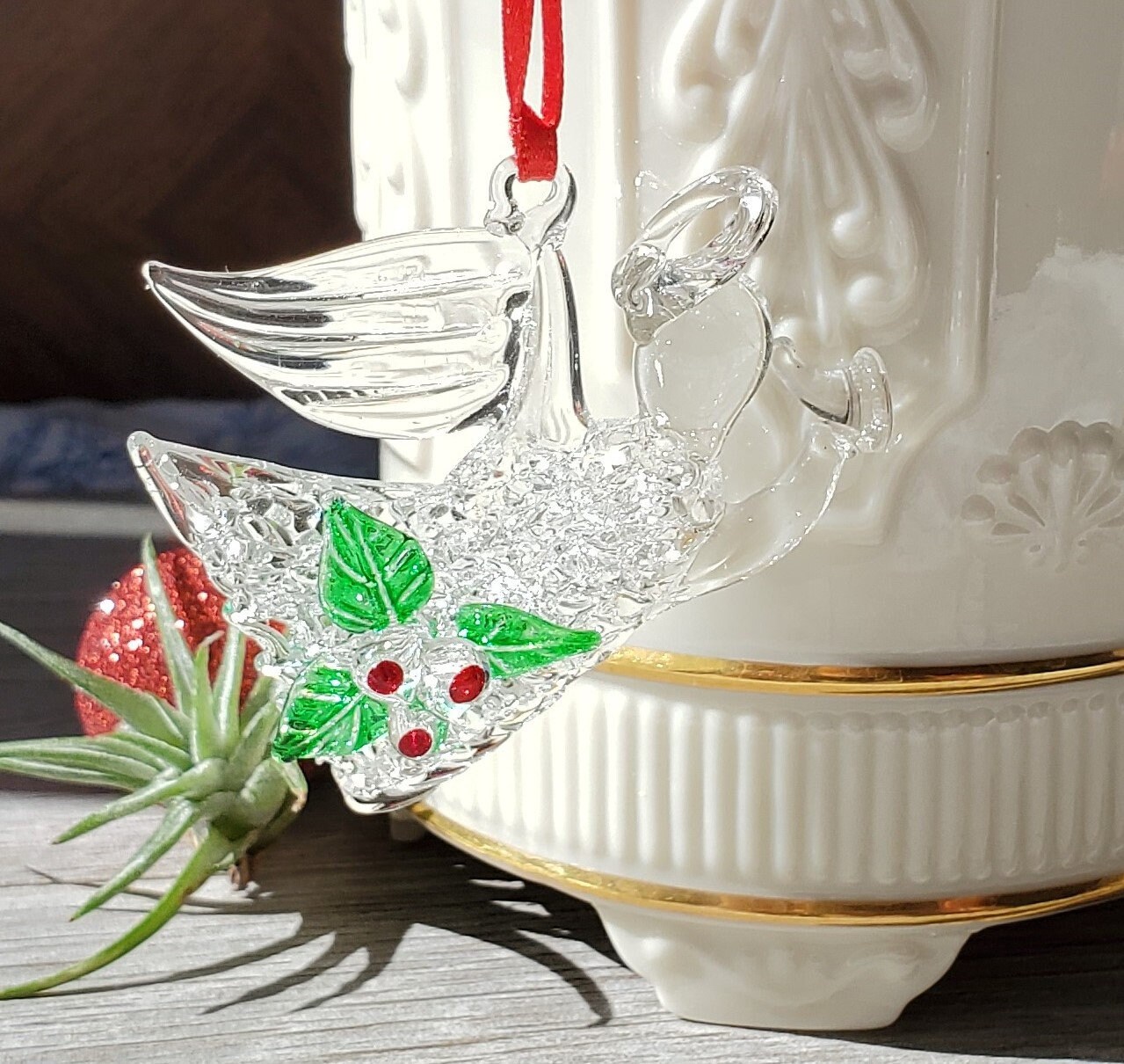 Angels Vintage Hand Blown Glass Angel Ornaments Etsy