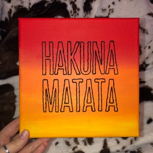 Lion King Embroidery Canvas