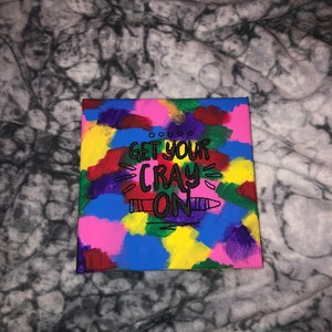 Crayon Embroidery Canvas