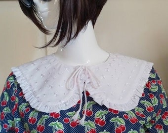 Lolita Oversize Collar, Cottagecore Collar, Detachable Collar, Vintage Collar, Removable Collar, Sailor Collar, Cosplay Peter Pan Collar