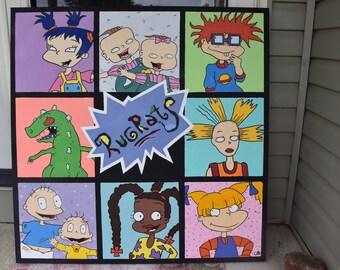 Painted Cartoon Etsy