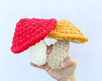 Crochet mushroom, handmade mushroom, mushroom toy, mushroom gifts, mushroom plushie, mushroom crochet