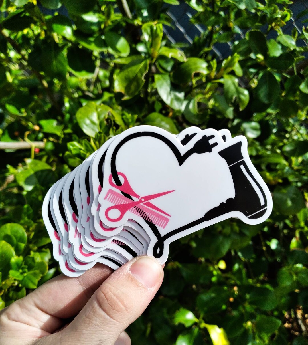 Hairdresser Sticker Hairstylist Sticker Cosmetologist Etsy