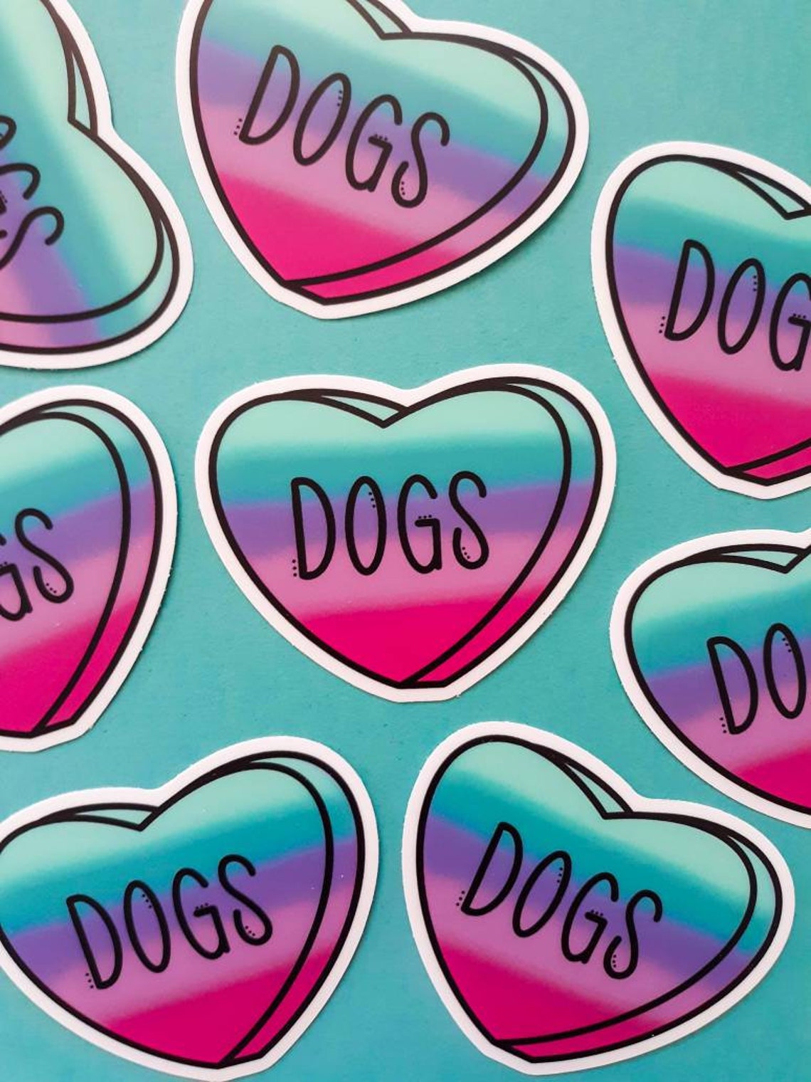 Dogs Sticker Dog Vinyl Decal Dog Vinyl Sticker Dog Laptop Etsy