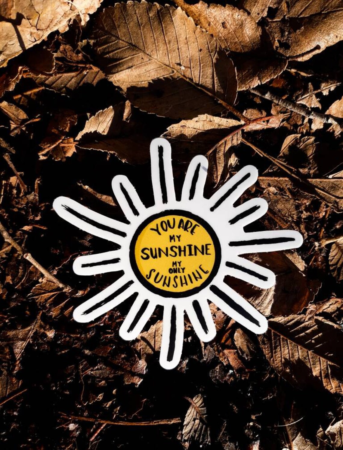 You Are My Sunshine Vinyl Sticker Waterproof Sticker - Etsy