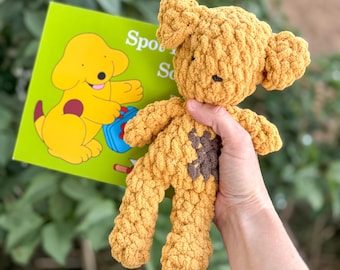 Golden Puppy Plush + Children’s Book Gift Set | Reading Buddy | Toddler Book Bundle | Baby Shower Gift