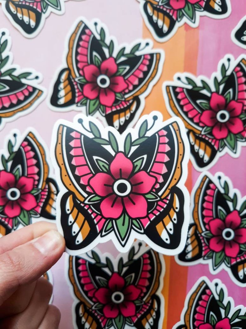 Butterfly Stickers Butterfly Laptop Stickers Butterfly Car Etsy