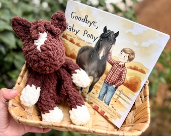 Horse Reading Buddy | Horse Crochet | Horse Snuggler | Children’s Book | Pony Book