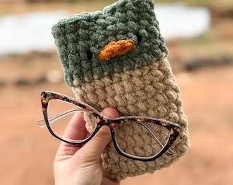 Mallard Duck Glasses Sleeve, Mallard Duck Glasse Case, Eyewea Cover, Eyewear Sleeve, Bookish Gifts, Glasses Accessories
