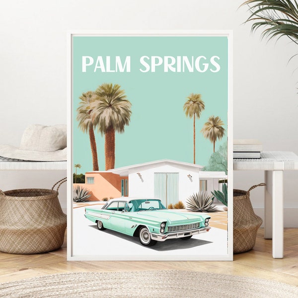 Palm Springs Artwork - Etsy