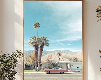 Palm Springs wall art - Vintage car - California photography - retro home decor