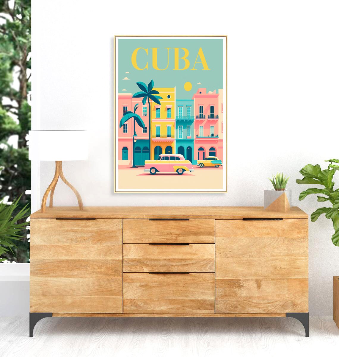 売れ筋がひクリスマスプレゼント！ Wall Cuba Print, Cuba Art, Painting Cuba Poster, Art, Havana その他