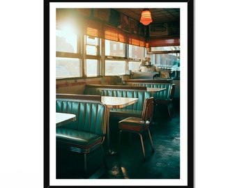 Retro Diner Photography Print: Vintage Americana Kitchen Art
