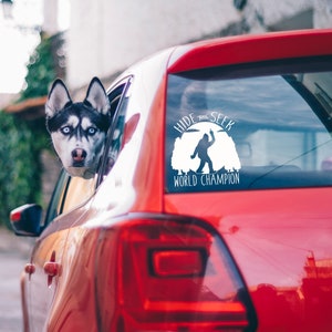 Vinyl Decal - Bigfoot hide and seek world champion