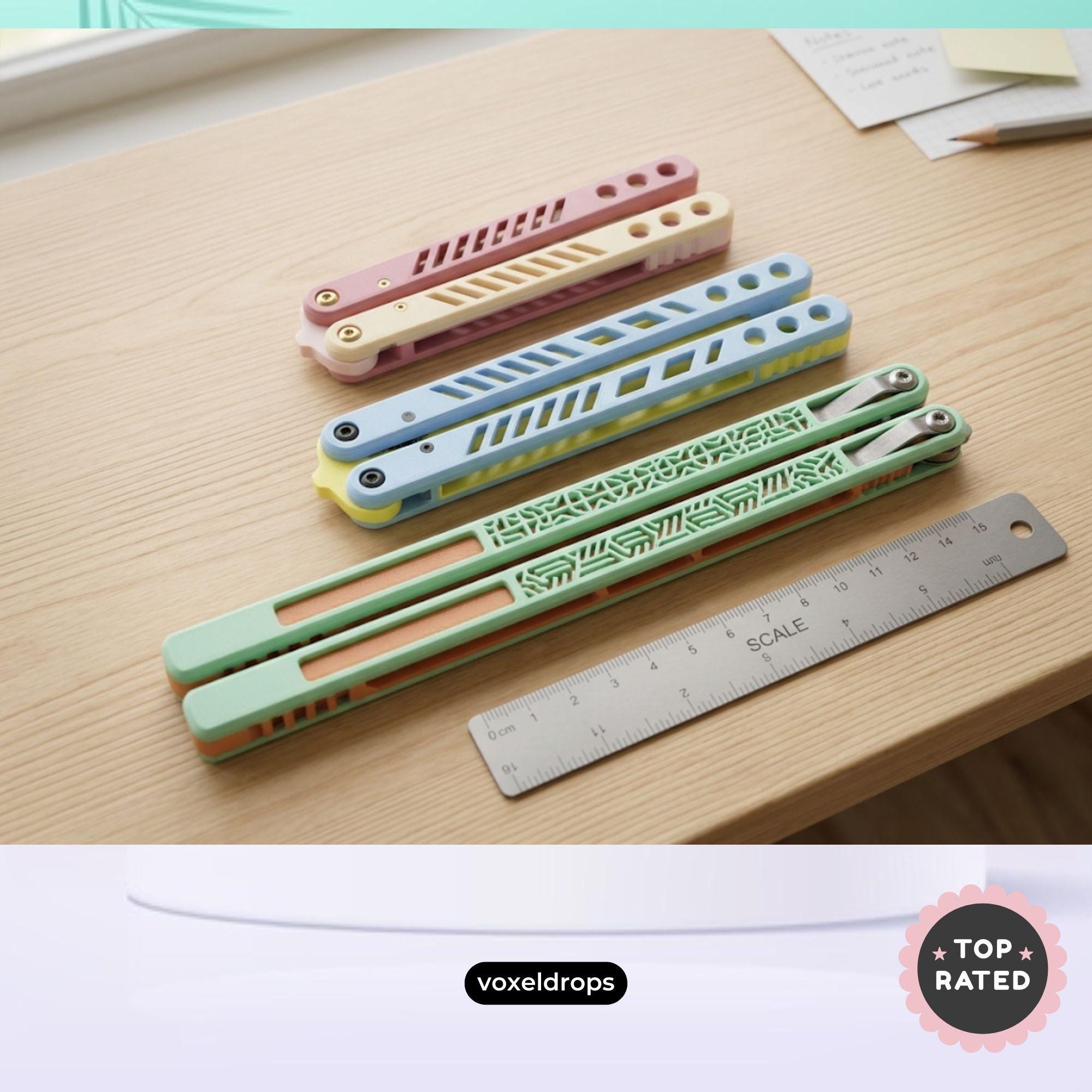 Balisong Butterfly Knife Trainer STL File - 3D Printable Fidget Toy - Etsy