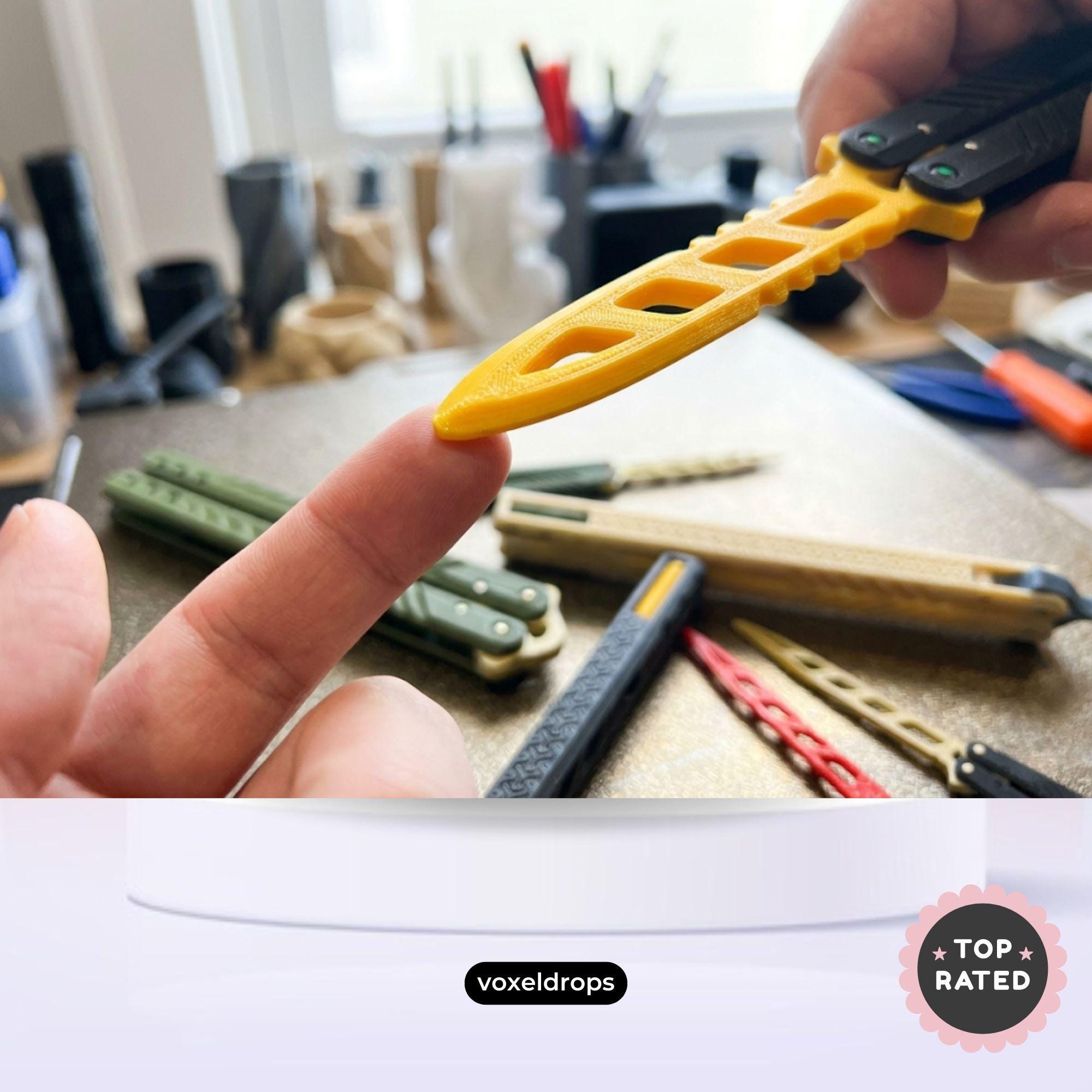 Balisong Butterfly Knife Trainer STL File - 3D Printable Fidget Toy - Etsy