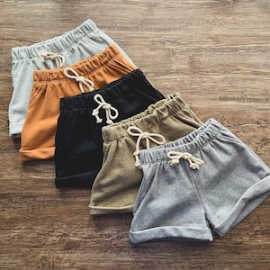 Baby Boy Shorts, Toddler Boy Clothes, Toddler Boy Shorts, French Terry Shorts, Boho Kid Clothes, Toddler Boy Pants, Hipster Baby
