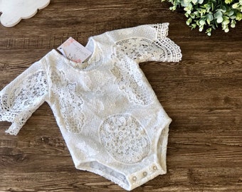 lace onesie baby girl