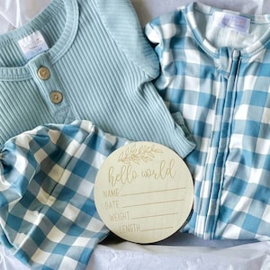 Newborn Baby Boy Gift Box, Baby Boy Gift Basket, New Baby Boy Gift Set, Welcome Home Baby Care Package
