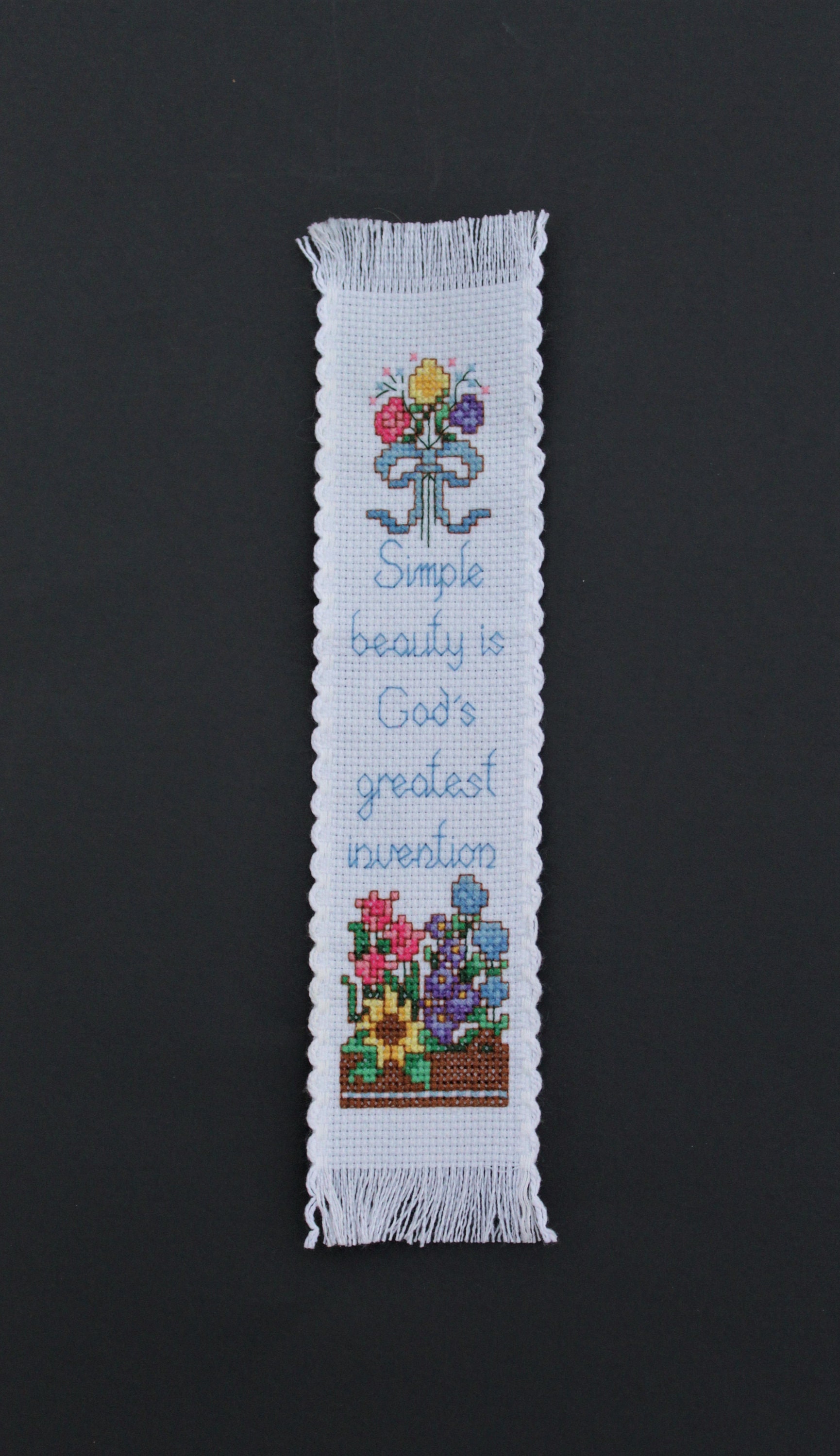 Cross Stitch Scripture Bookmarks - Etsy