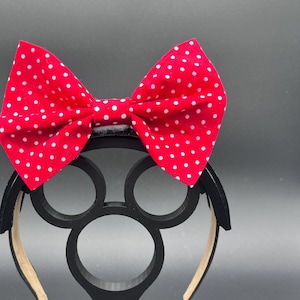 Custom Mickey Ear Headband with Bow
