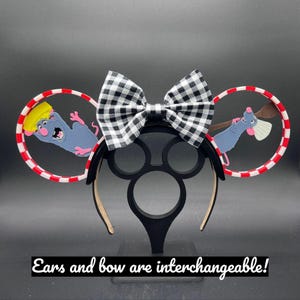 Ratatouille Remy Mickey Custom Ears Headband or Hat