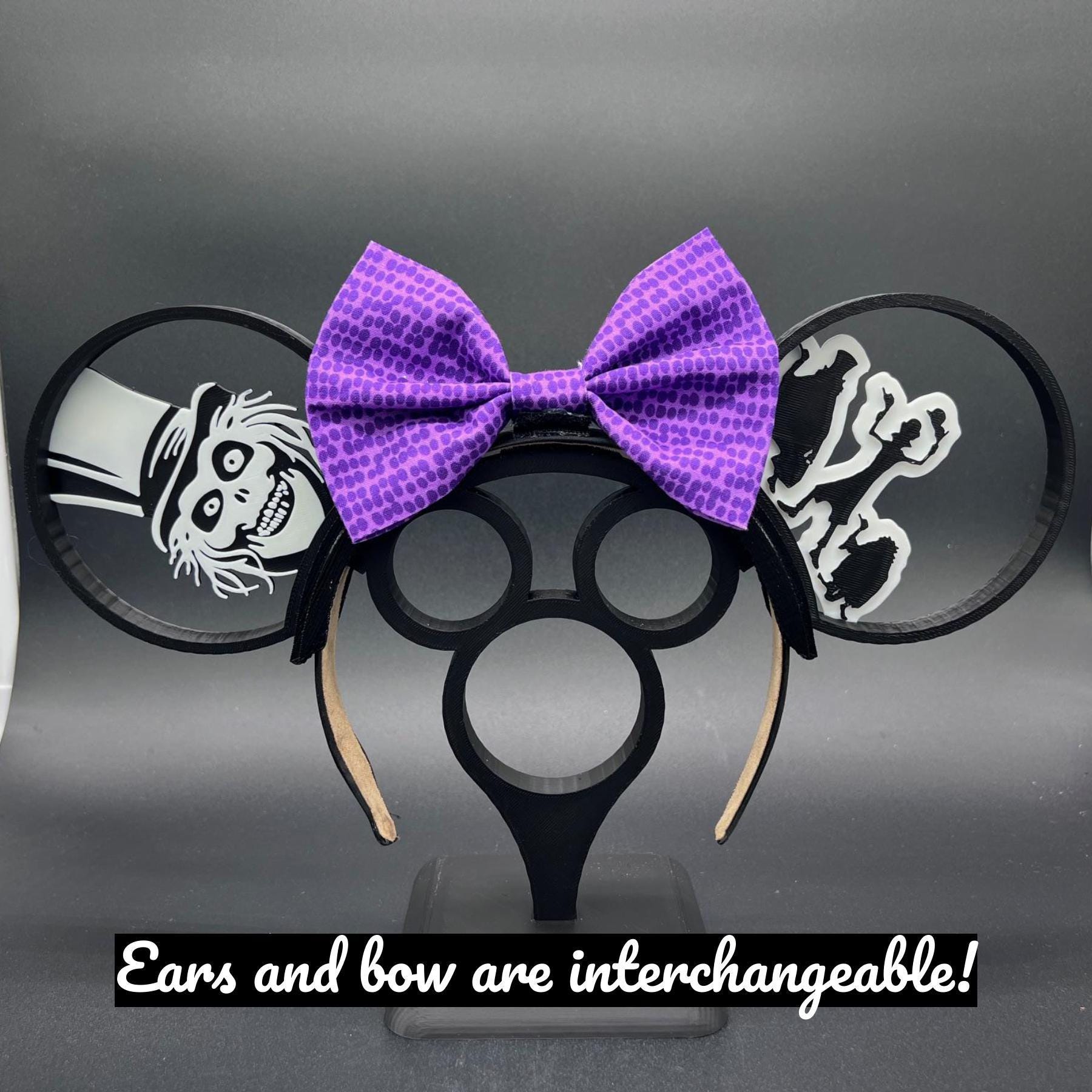 Haunted Mansion Hatbox Ghost Hitchhiking Ghosts Mickey Ears  display picture 3