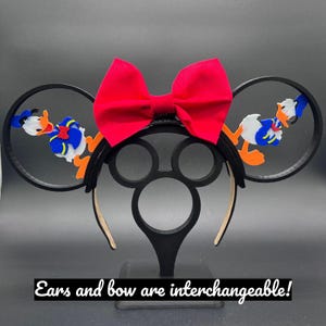 Donald Duck Custom Mickey Ears Headband or Hat