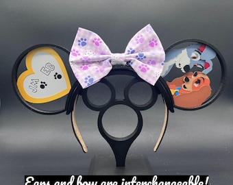 Lady and the Tramp Custom Mickey Ears Headband or Hat