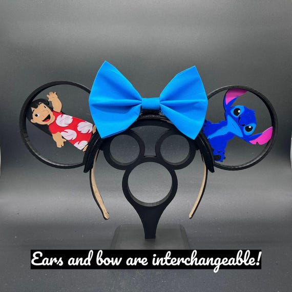 Lilo and Stitch Custom Mickey Ears Headband or Hat - Etsy display picture 1