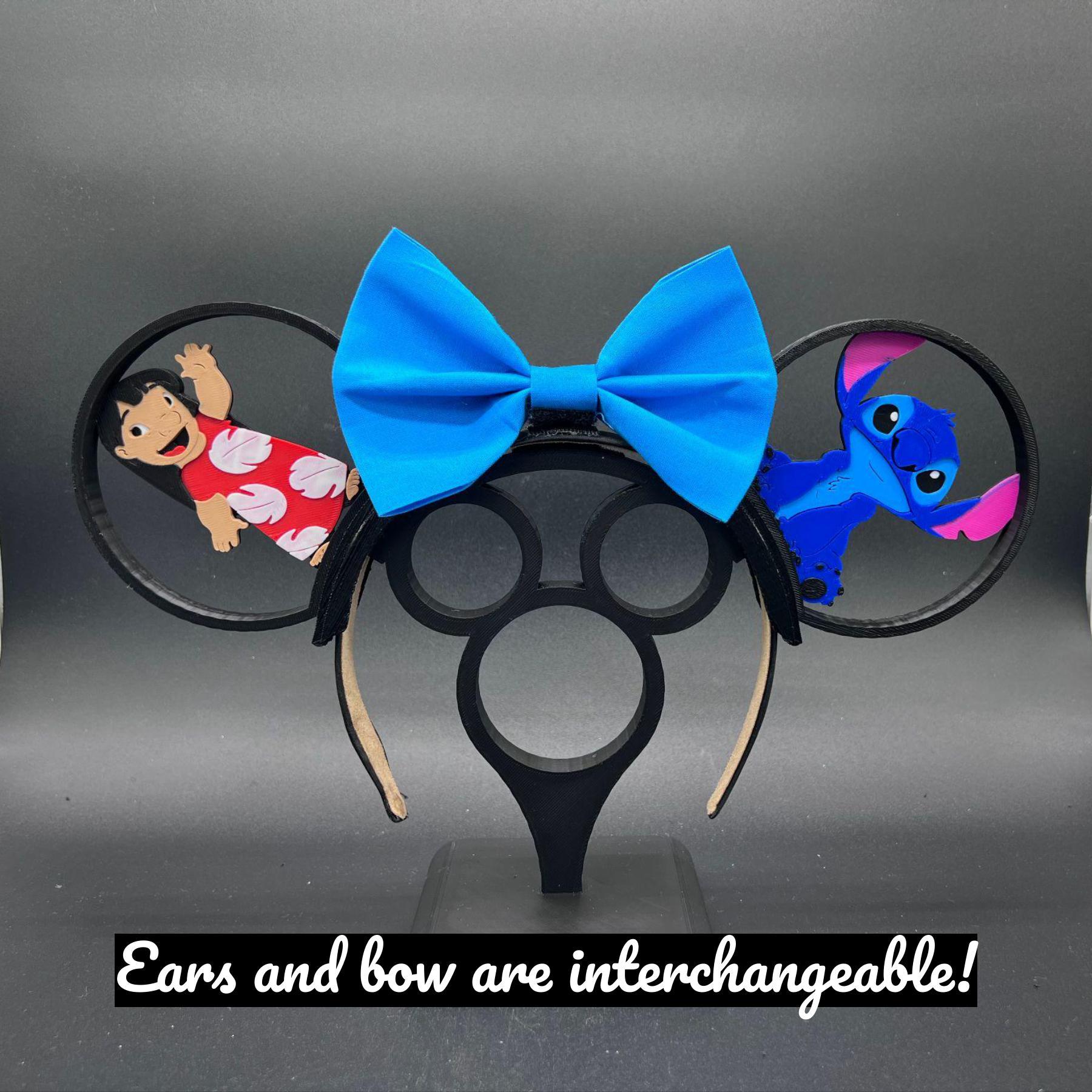 Lilo and Stitch Custom Mickey Ears Headband or Hat