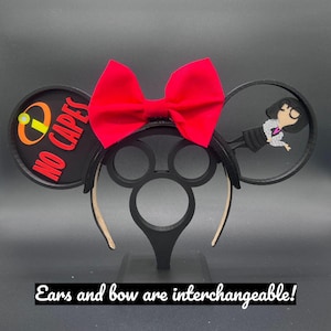 Edna Mode Mickey Custom Ears Headband or Hat