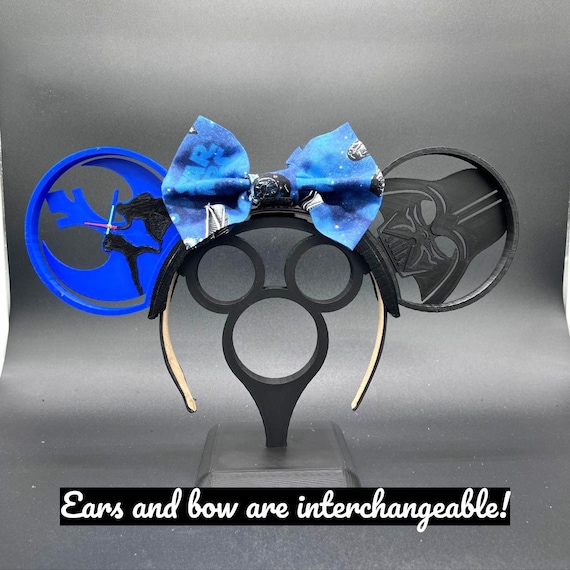 Star Wars Original Trilogy Luke Skywalker Darth Vader Custom Mickey Ears Headband or Hat