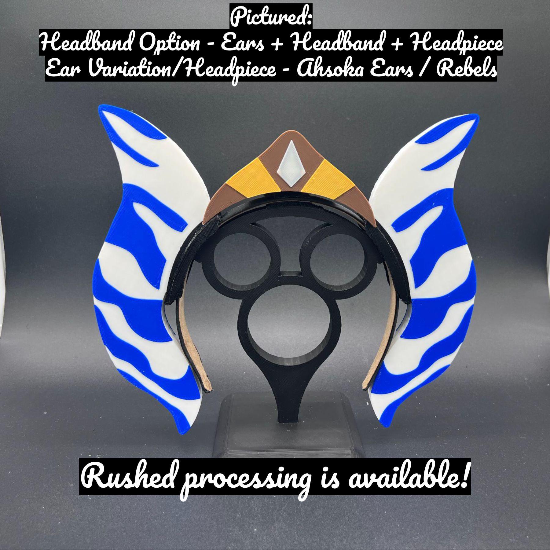 Ahsoka Tano Ear Headband Star Wars DISNEY NEW Ships Now & Everywhere PHOTOS: New  main image 3