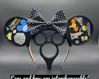 Custom Minnie Mouse Inspired Pin Trading Ears - Etsy display picture 1