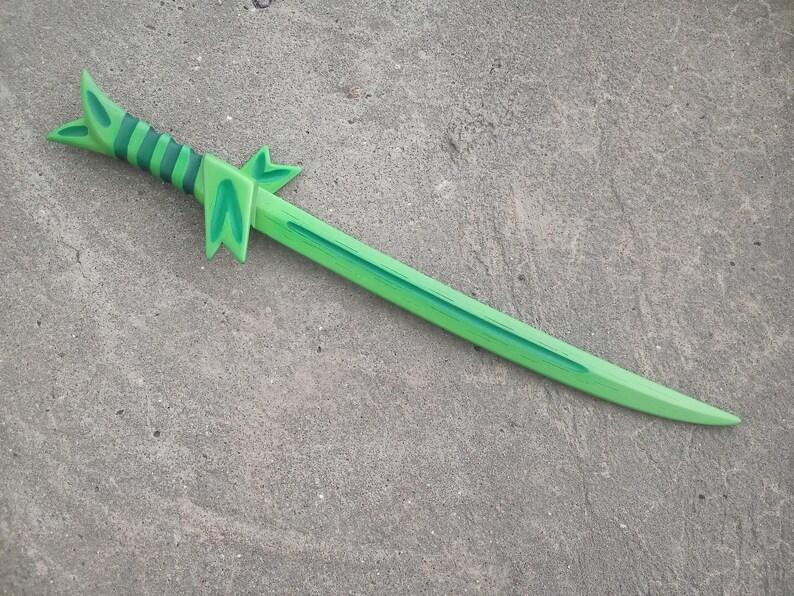 Finn's Grass Sword. Adventure Time cartoon. Plywood. Cosplay Prop. image 9