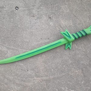 Finn's Grass Sword. Adventure Time cartoon. Plywood. Cosplay Prop. image 10