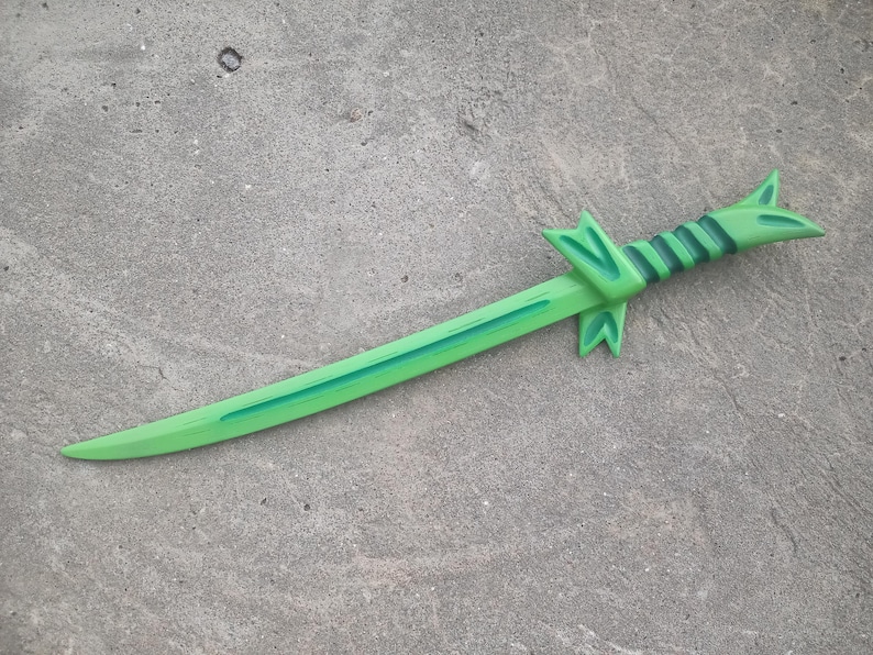 Finn's Grass Sword. Adventure Time cartoon. Plywood. Cosplay Prop. image 10