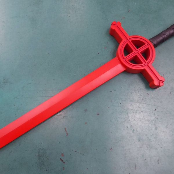 Demon Blood sword based on Adventure Time cartoon. Plywood. Cosplay Prop.