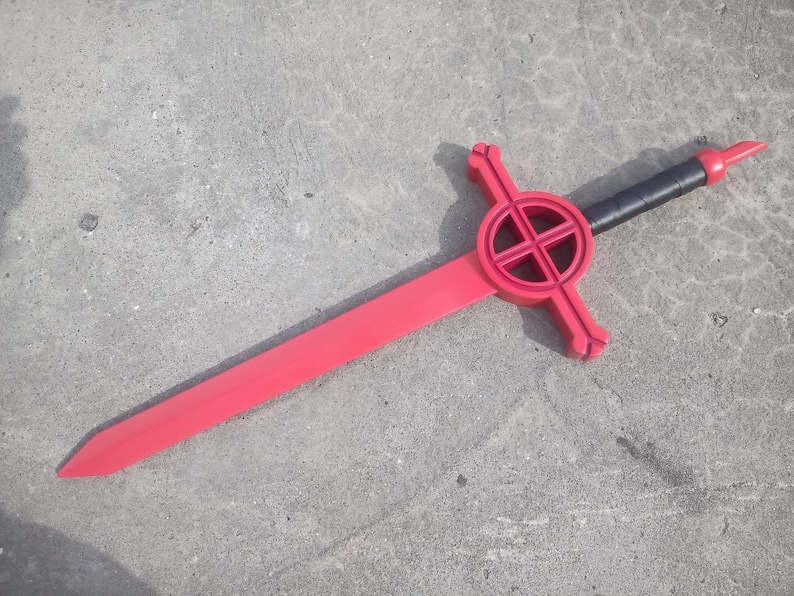 Finn's Demon Blood sword. The Adventure Time cartoon. Plywood. Cosplay Prop. image 3