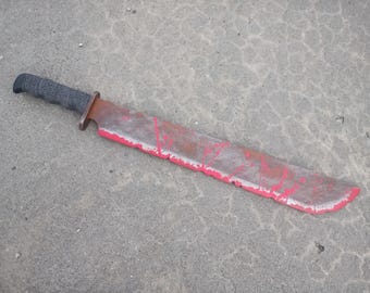Jason Voorhees machete. Prop. Plywood. Cosplay.