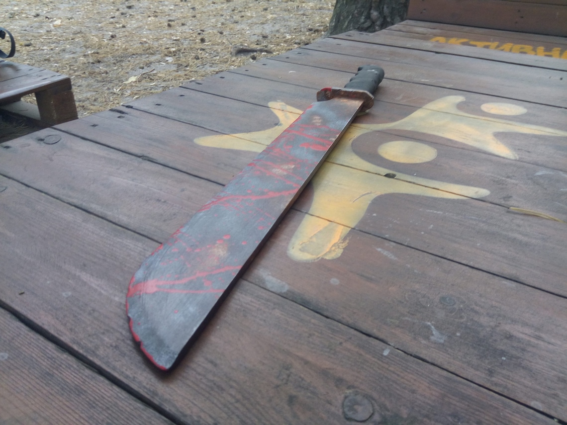 Jason Voorhees machete. Prop. Made to order. Made To Order Etsy