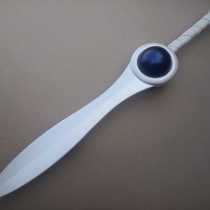 White sword based on Adventure Time cartoon. Plywood. Cosplay Prop.
