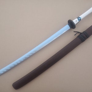 Blue Eye Samurai Katana. Prop. Plywood. Cosplay.