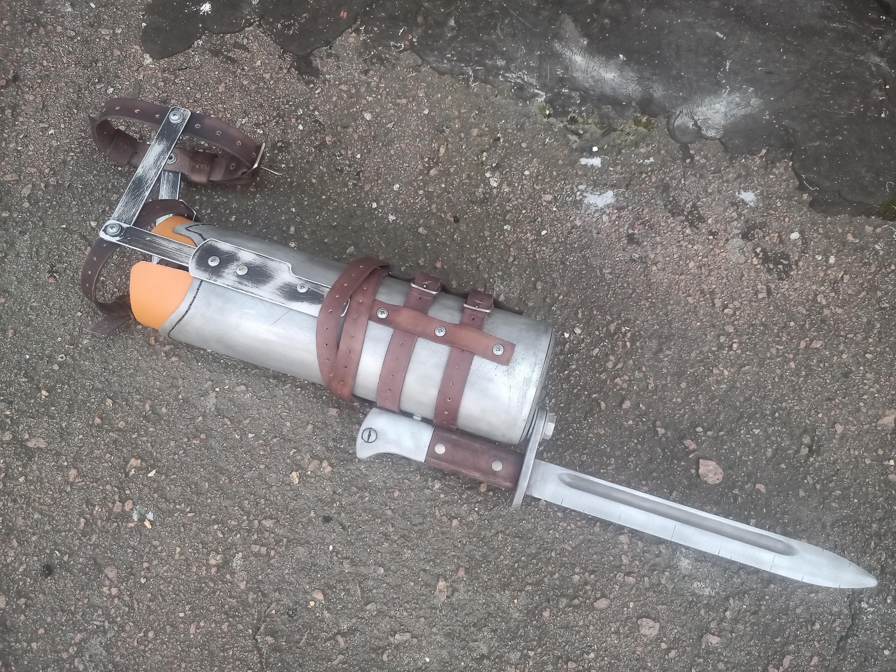 Merle Dixon's Hand Prosthetic With the Bayonet. the Walking Dead