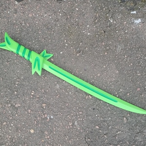 Finn's Grass Sword. Adventure Time cartoon. Plywood. Cosplay Prop. image 1