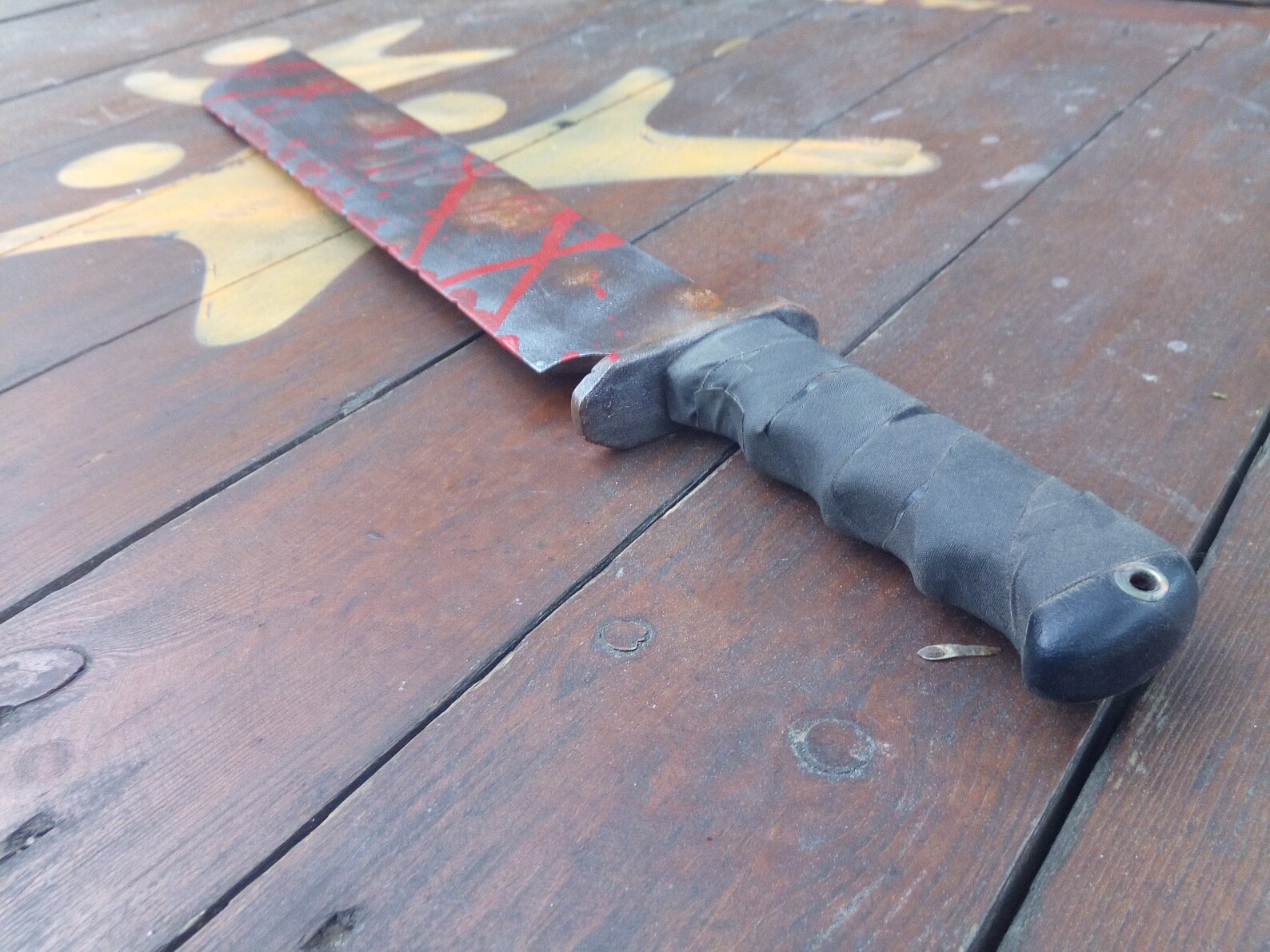 Jason Voorhees machete. Prop. Made to order. Made To Order Etsy